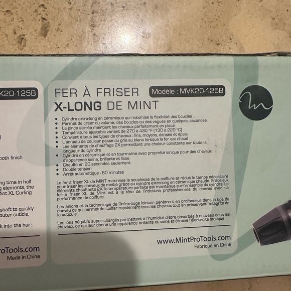 Mint curling iron - Picture 8 of 9